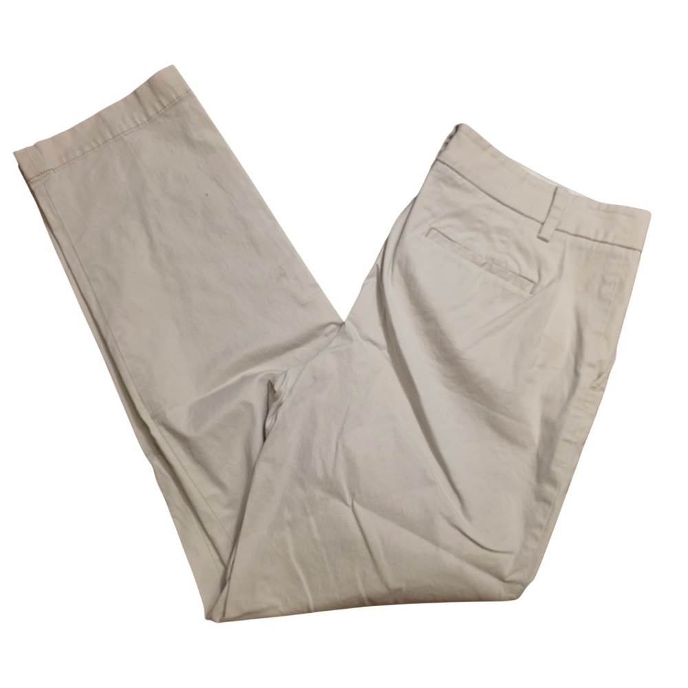 Talbots The Perfect Chino‎ Pants Tan Khaki Stretch Cotton Trousers Mens 34x29